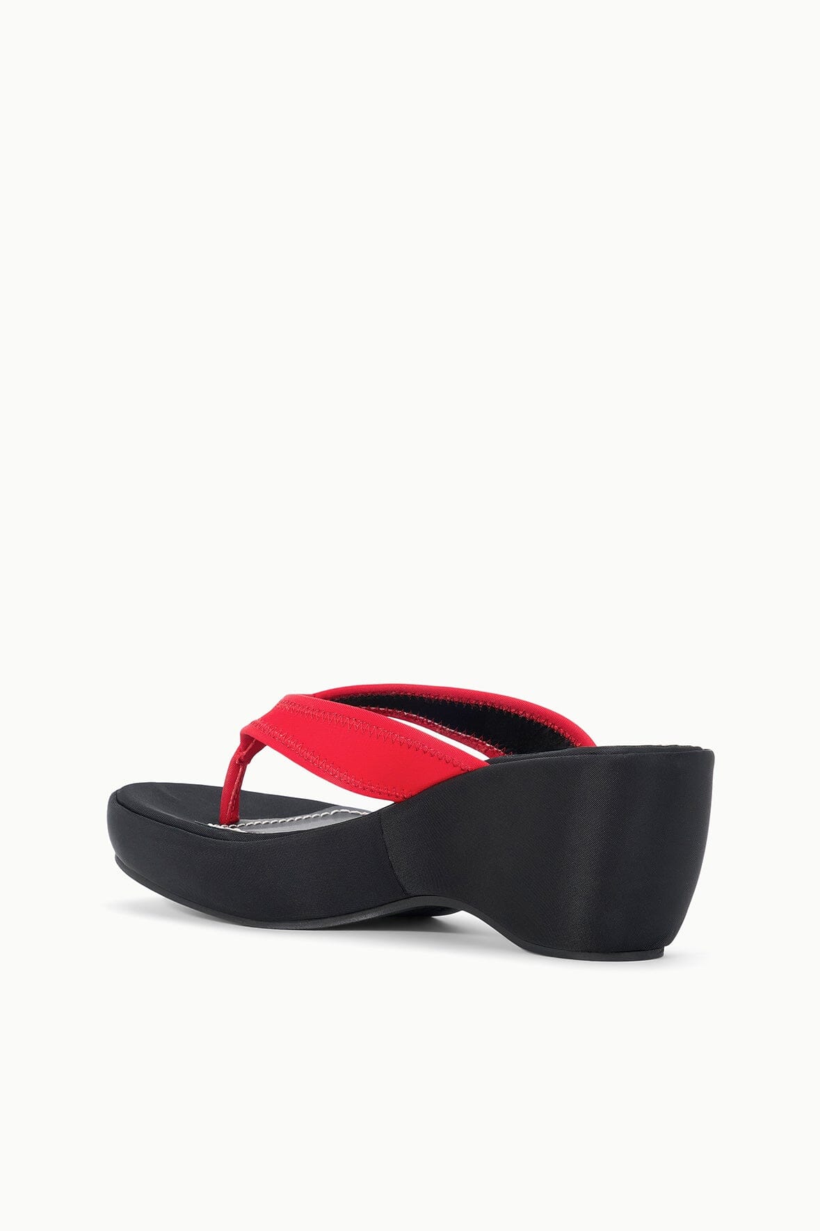 STAUD | Remy Thong Wedge Black Multi