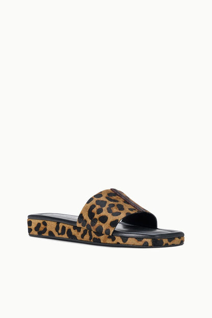 STAUD | Fallon Cheetah Haircalf Platform Sandals - Staud