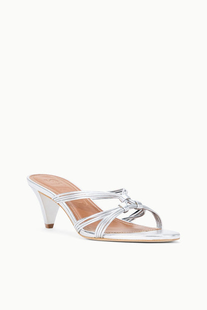 STAUD | Carrie Mule Silver