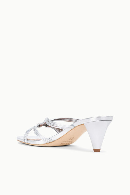 STAUD | Carrie Mule Silver