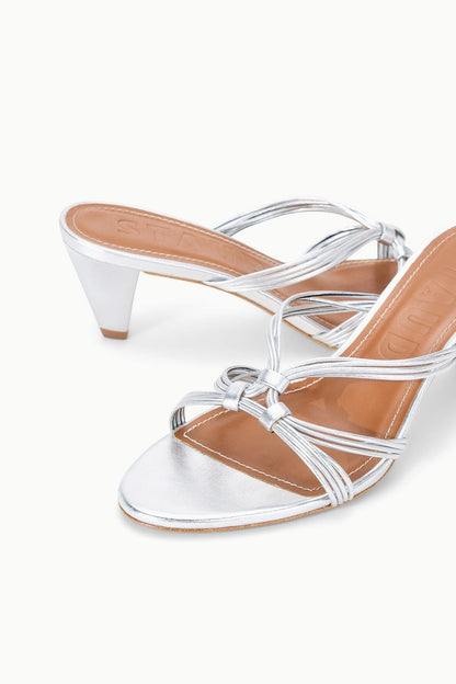 STAUD | Carrie Mule Silver