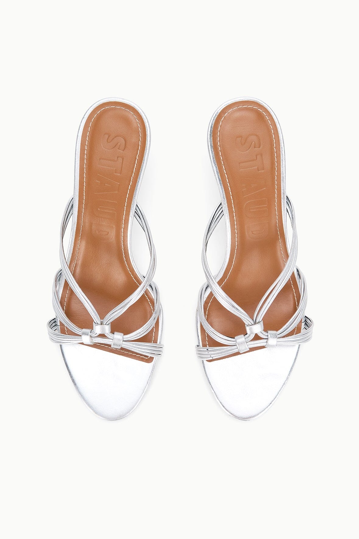 STAUD | Carrie Mule Silver