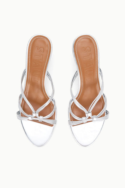 STAUD | Carrie Mule Silver