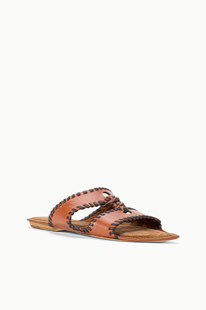 STAUD | Mara Sandal Tabac