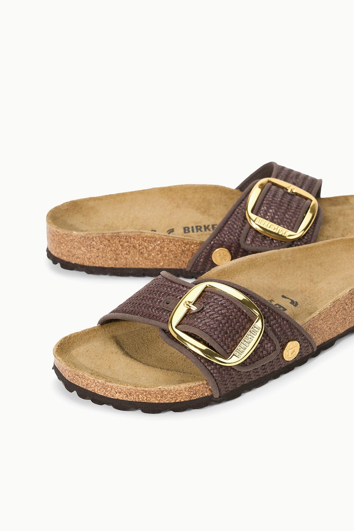 STAUD | Birkenstock Madrid Big Buckle Raffia Carafe - Staud