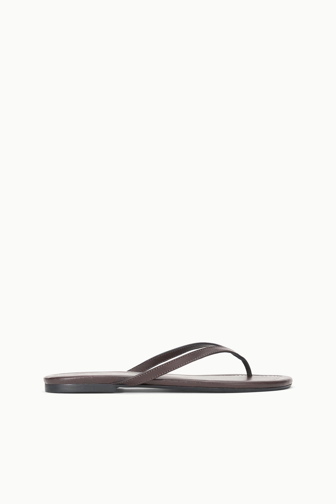 STAUD | Freja Espresso Brown Nappa Leather Sandal