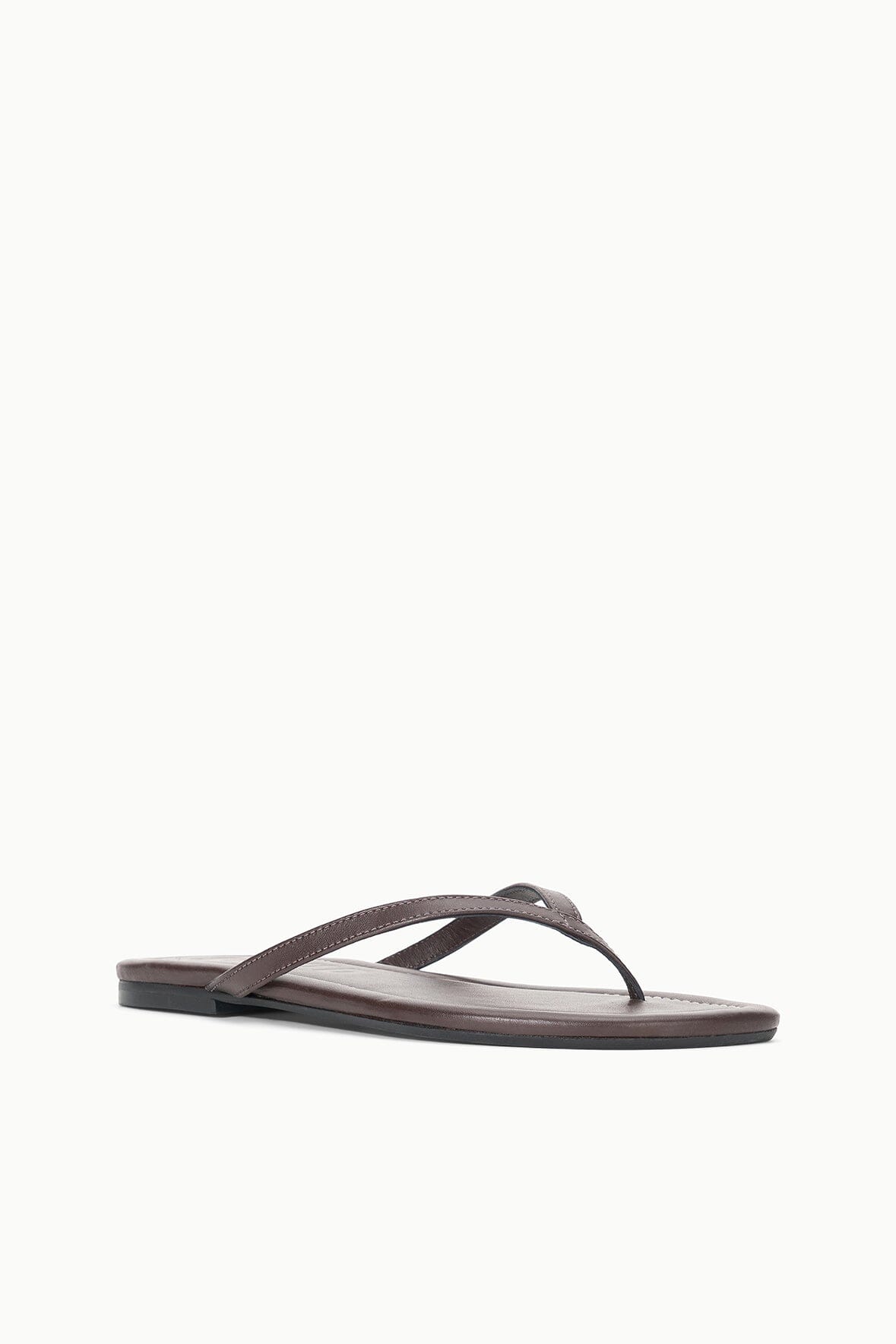 STAUD | Freja Espresso Brown Nappa Leather Sandal