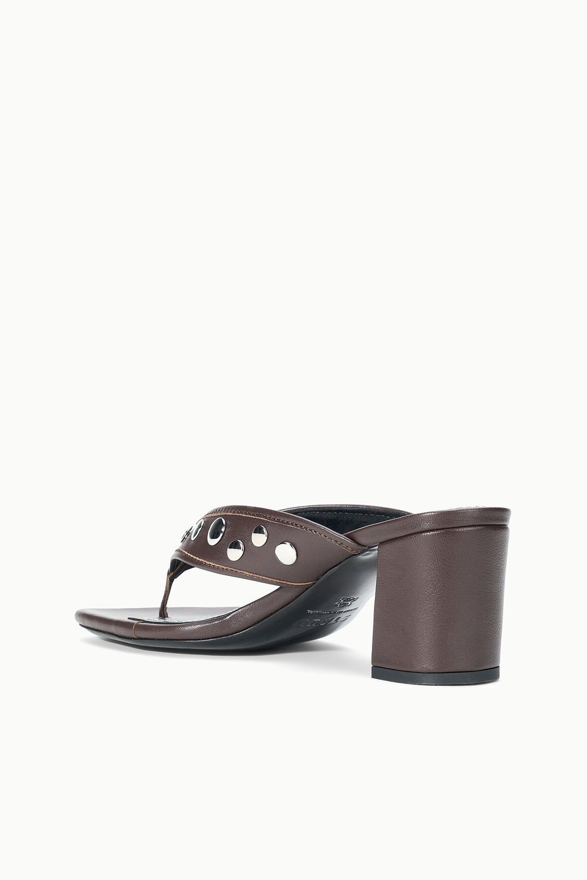 STAUD | Nova Thong Heel Espresso Studs