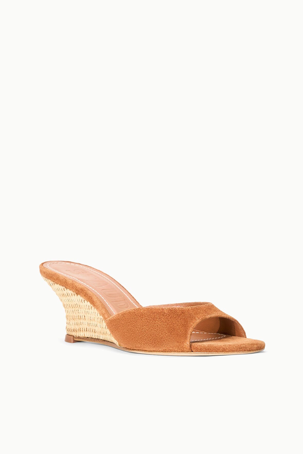 STAUD | Brigitte Wedge Tabac Natural