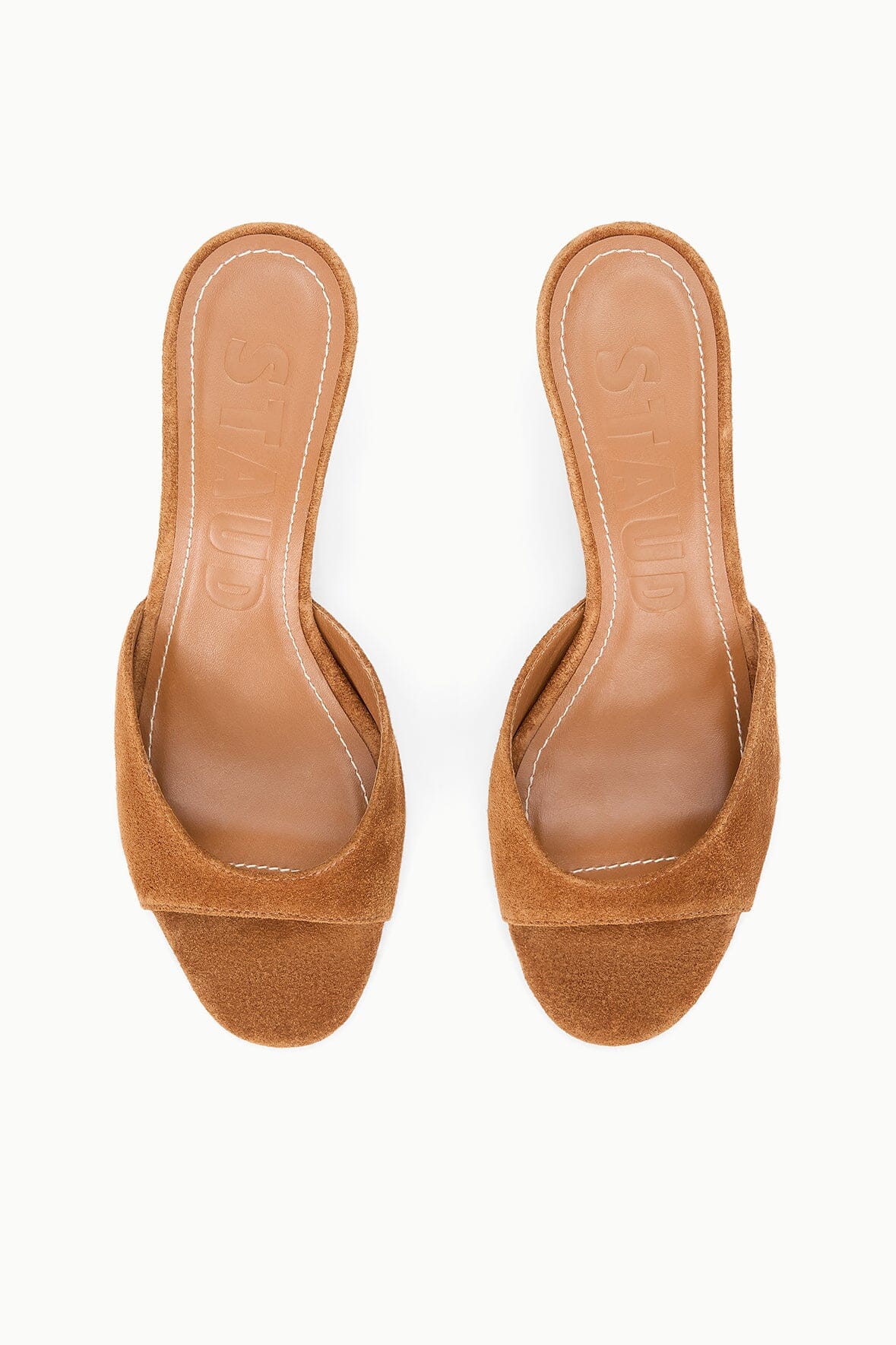 STAUD | Brigitte Wedge Tabac Natural
