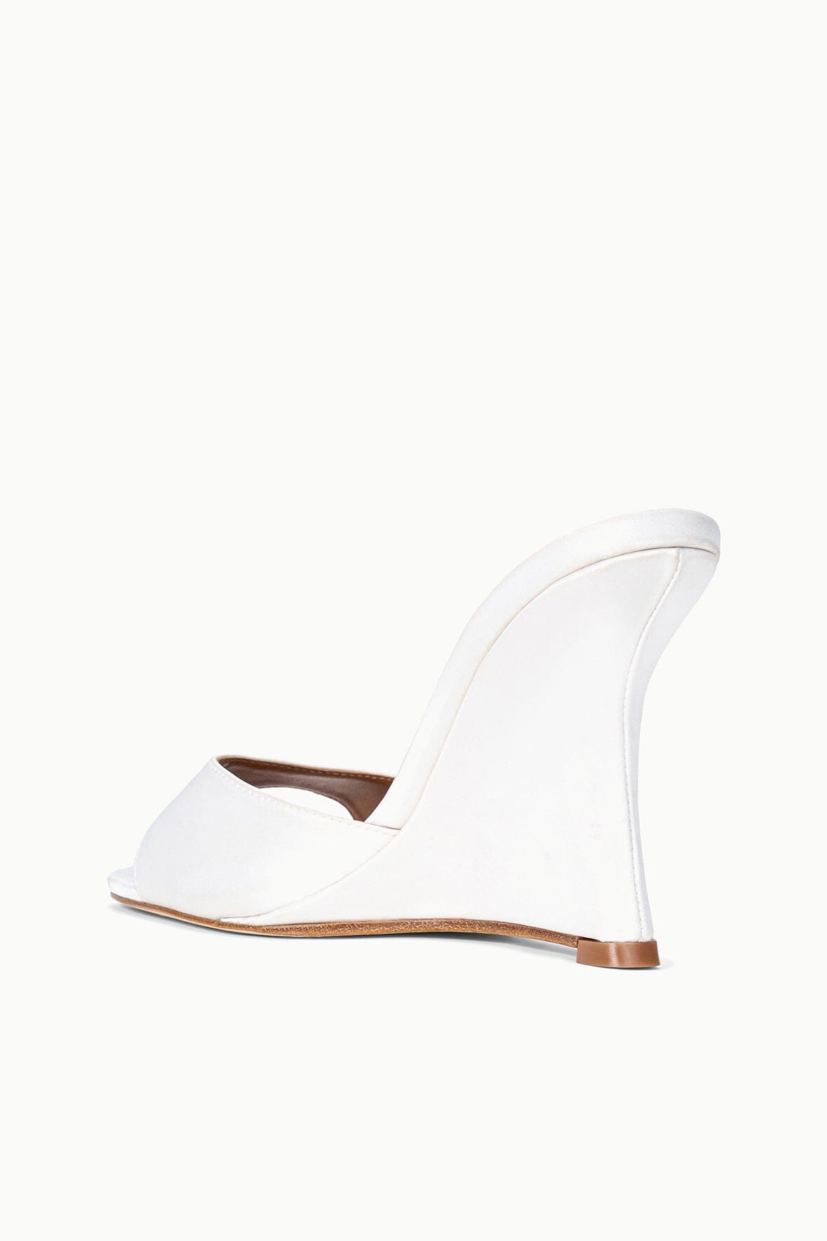STAUD | Brigitte High Wedge Ivory