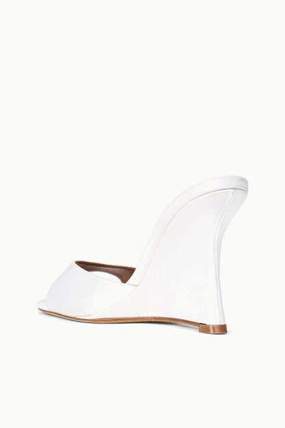 STAUD | Brigitte High Wedge Ivory