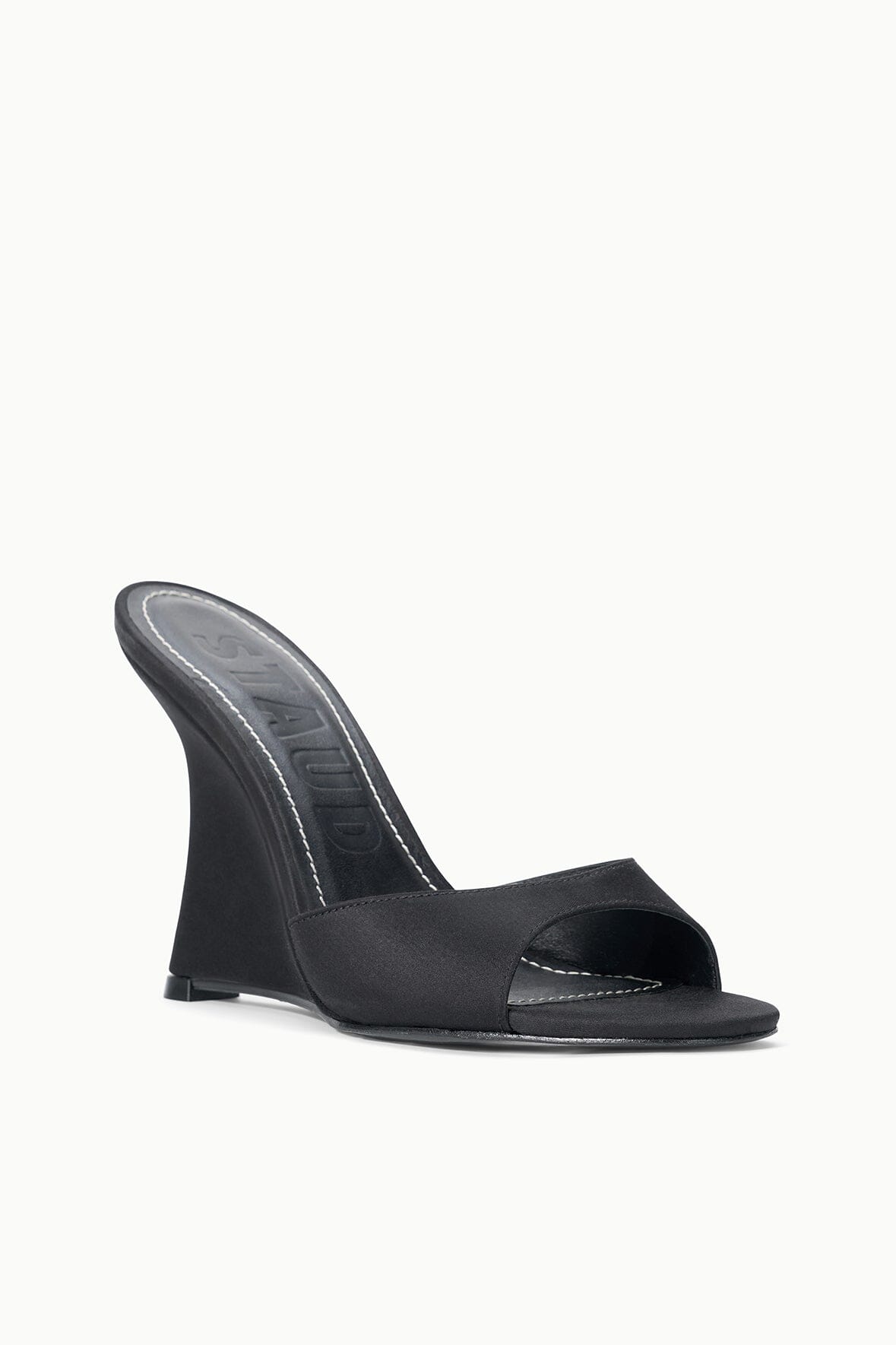 STAUD | Brigitte High Wedge Black