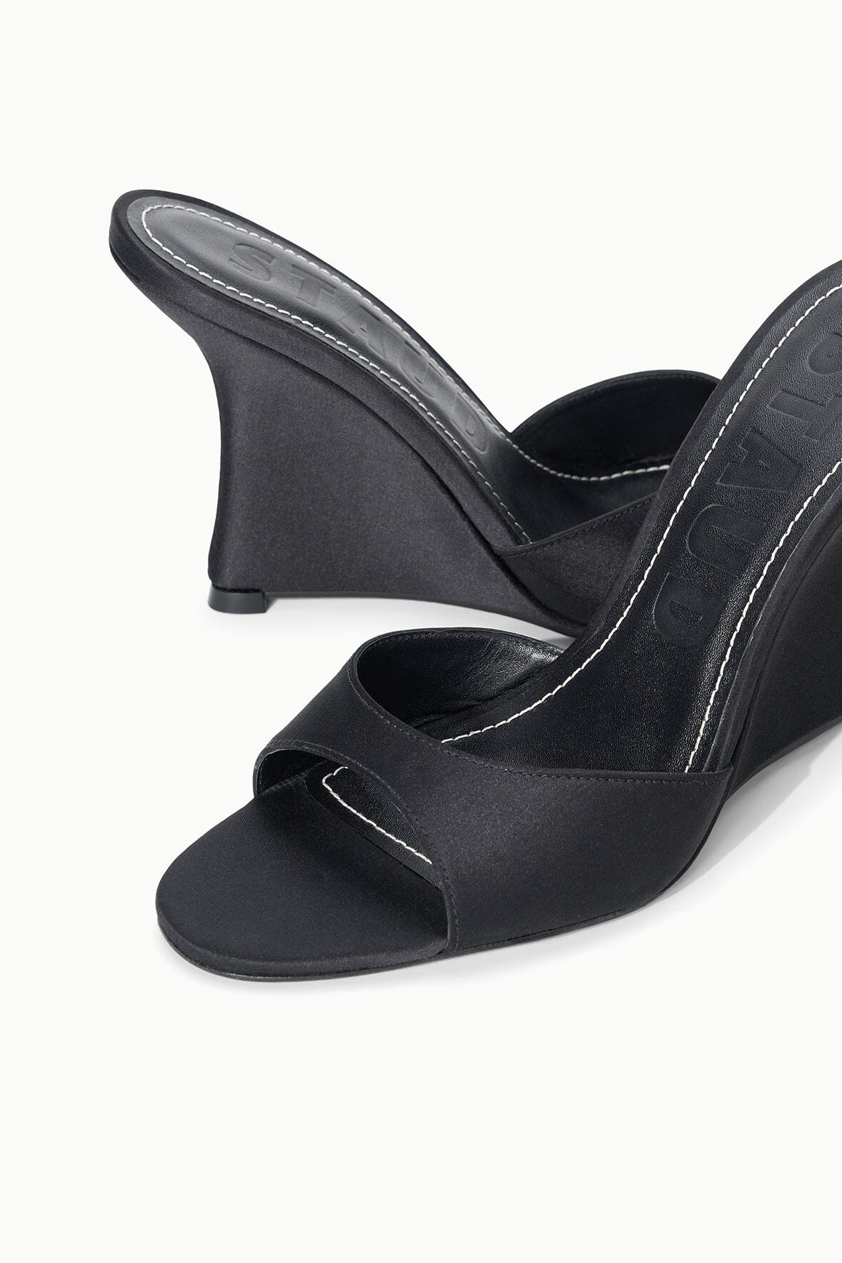 STAUD | Brigitte High Wedge Black