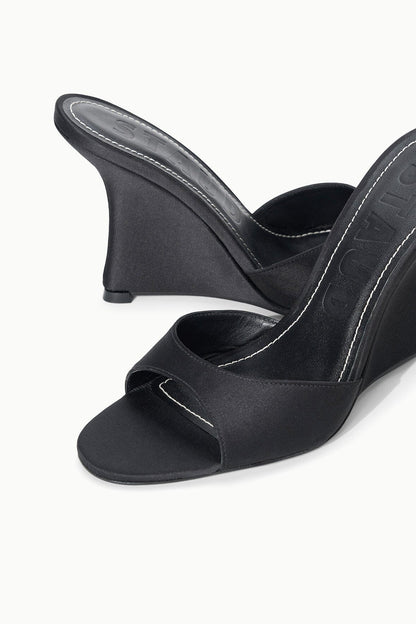 STAUD | Brigitte High Wedge Black