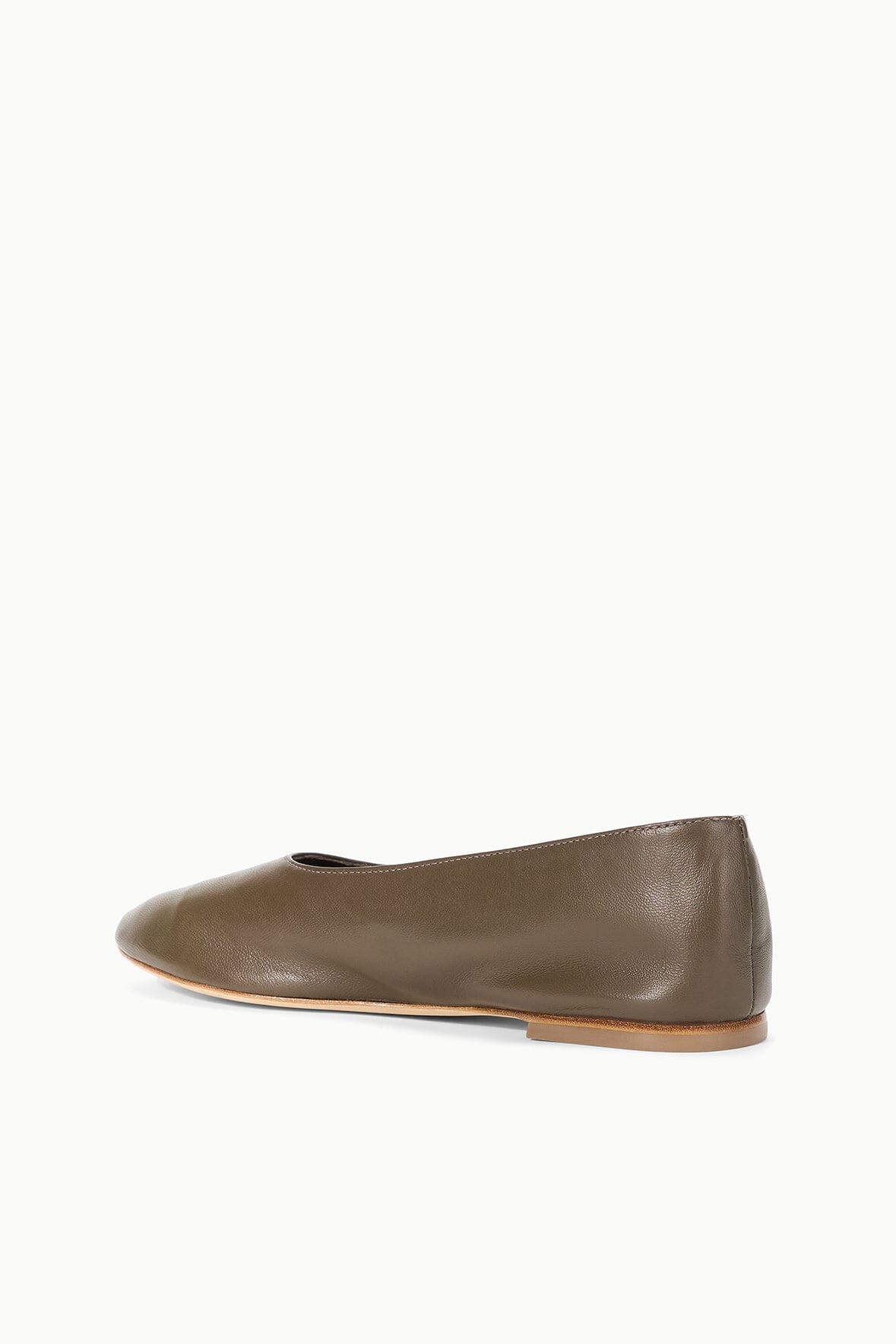 STAUD | Alba Ballet Flat Truffle