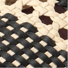 STAUD | Nell Crochet Ballerina Cream Black