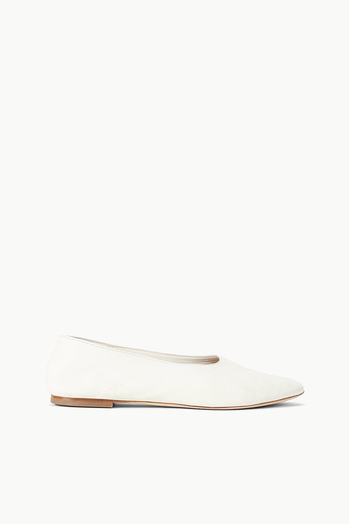 STAUD | Alba Ballet Flat Paper