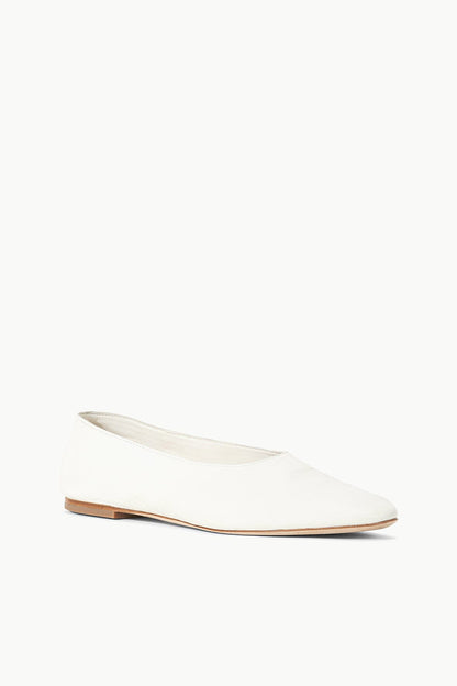 STAUD | Alba Ballet Flat Paper