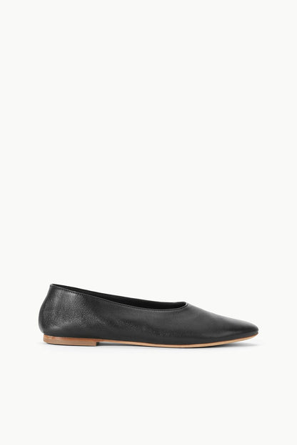 STAUD | Alba Ballet Flat Black