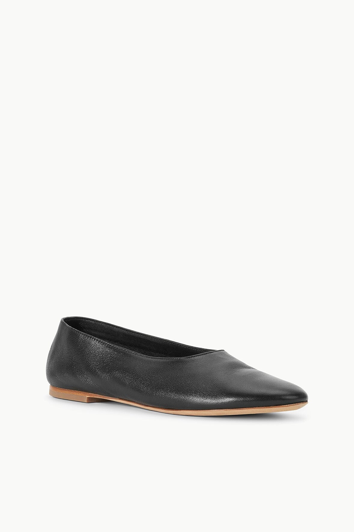 STAUD | Alba Ballet Flat Black