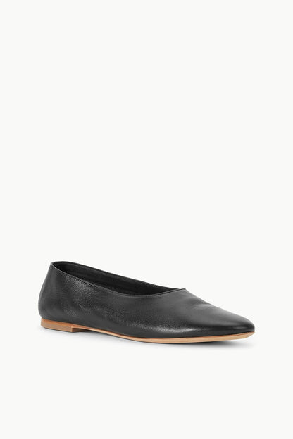 STAUD | Alba Ballet Flat Black
