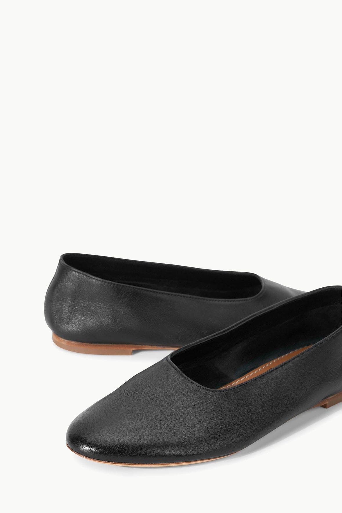 STAUD | Alba Ballet Flat Black