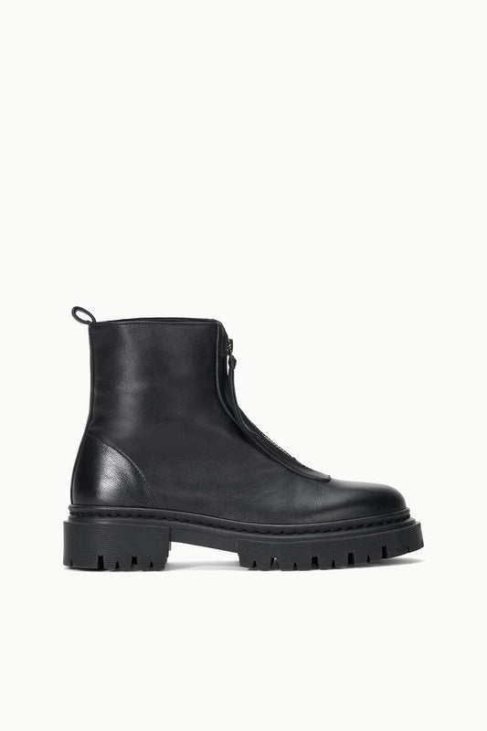 STAUD | Miles Zip Ankle Boot Black