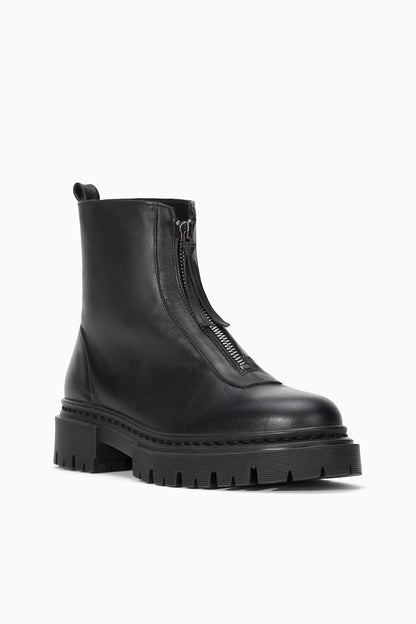 STAUD | Miles Zip Ankle Boot Black
