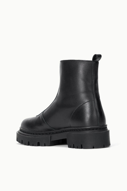 STAUD | Miles Zip Ankle Boot Black