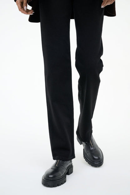 STAUD | Miles Zip Ankle Boot Black