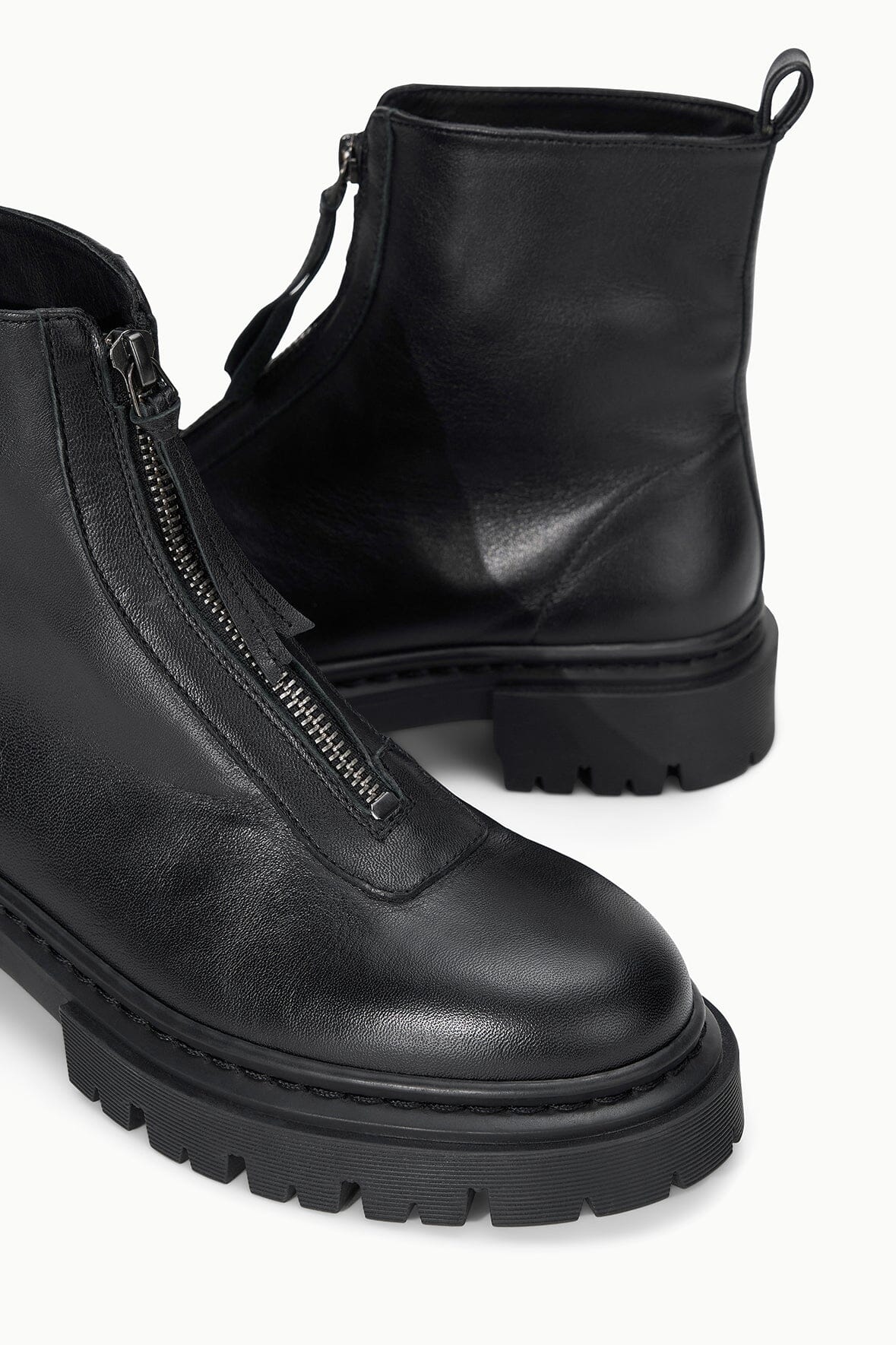 STAUD | Miles Zip Ankle Boot Black