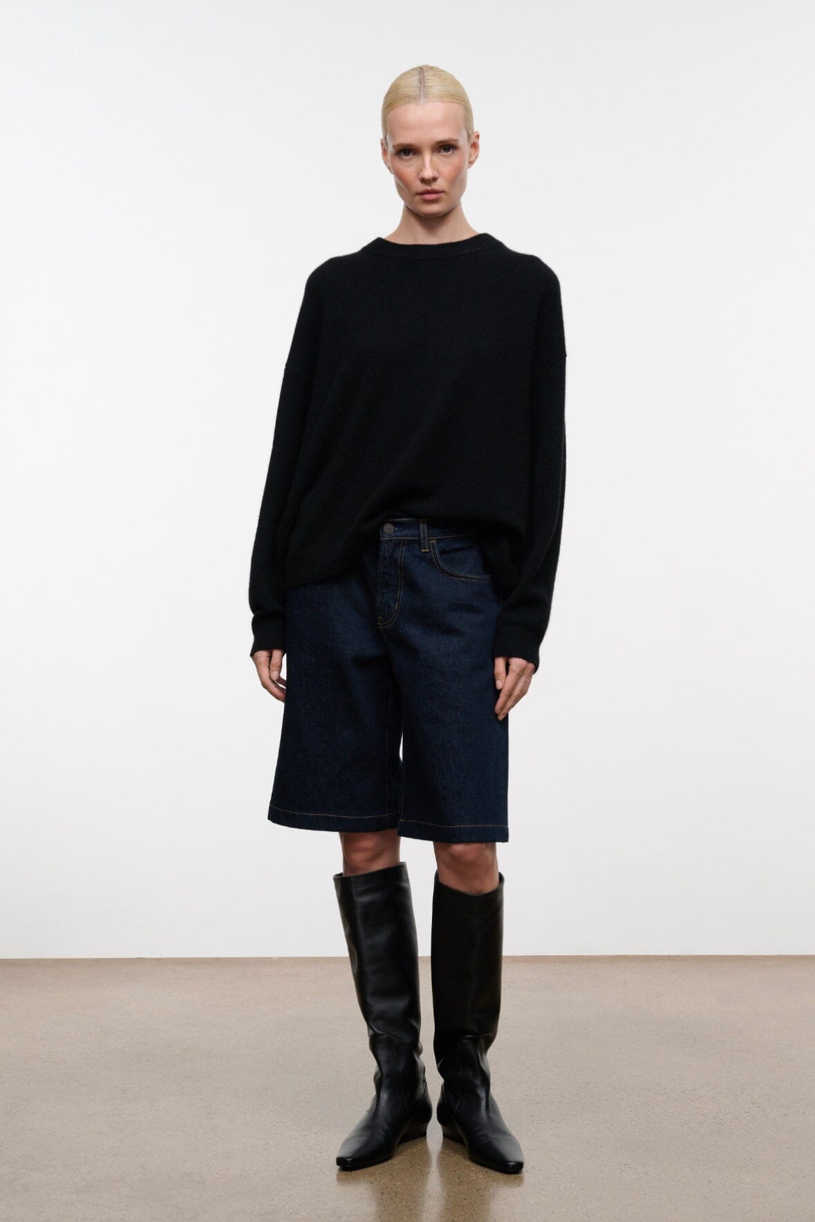STAUD | Wally Flat Boot Black