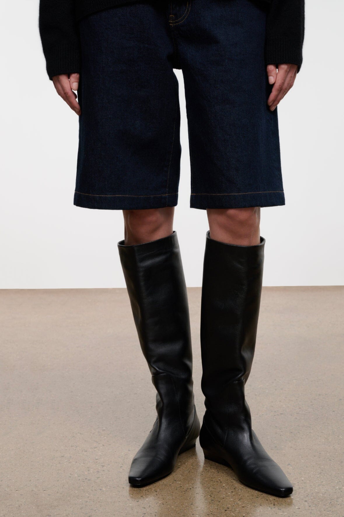 STAUD | Wally Flat Boot Black