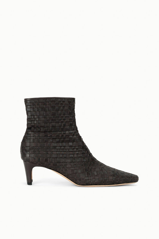 STAUD | Wally Ankle Boot Espresso Woven