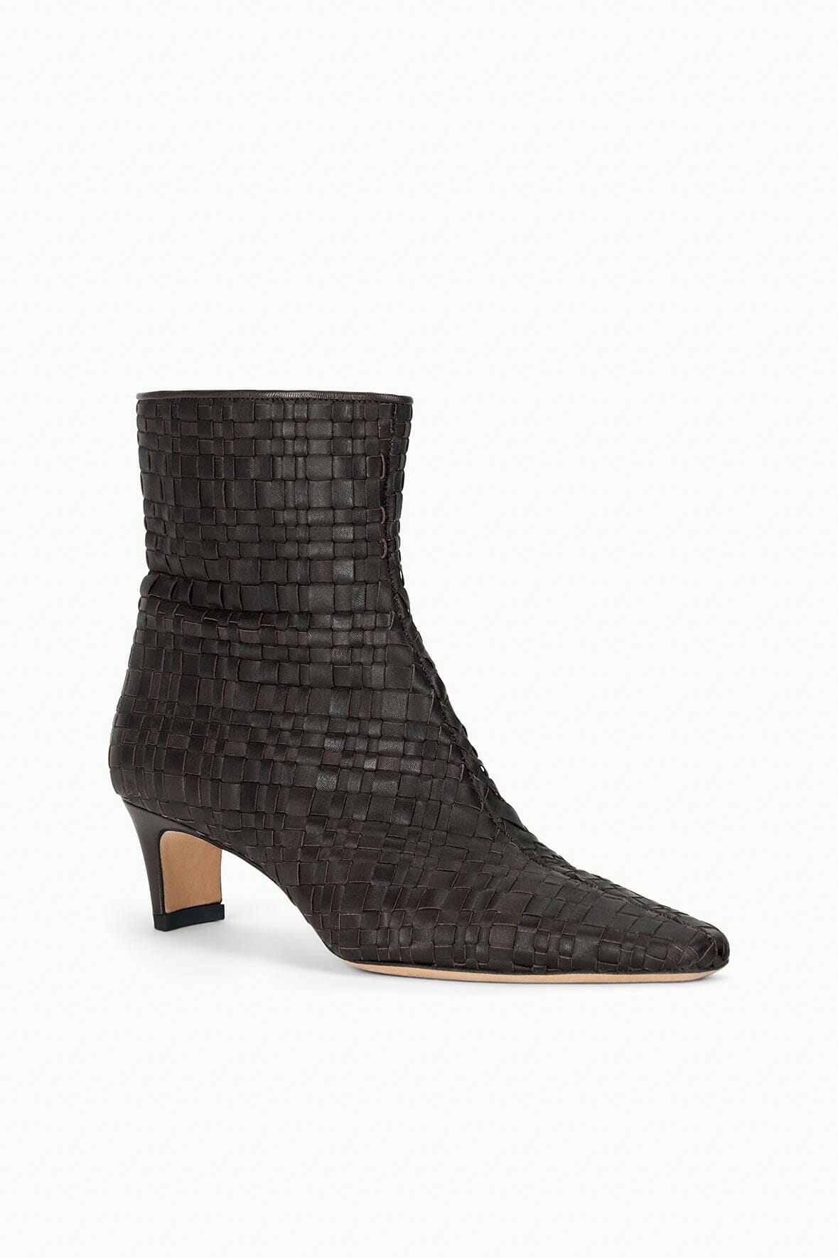 STAUD | Wally Ankle Boot Espresso Woven
