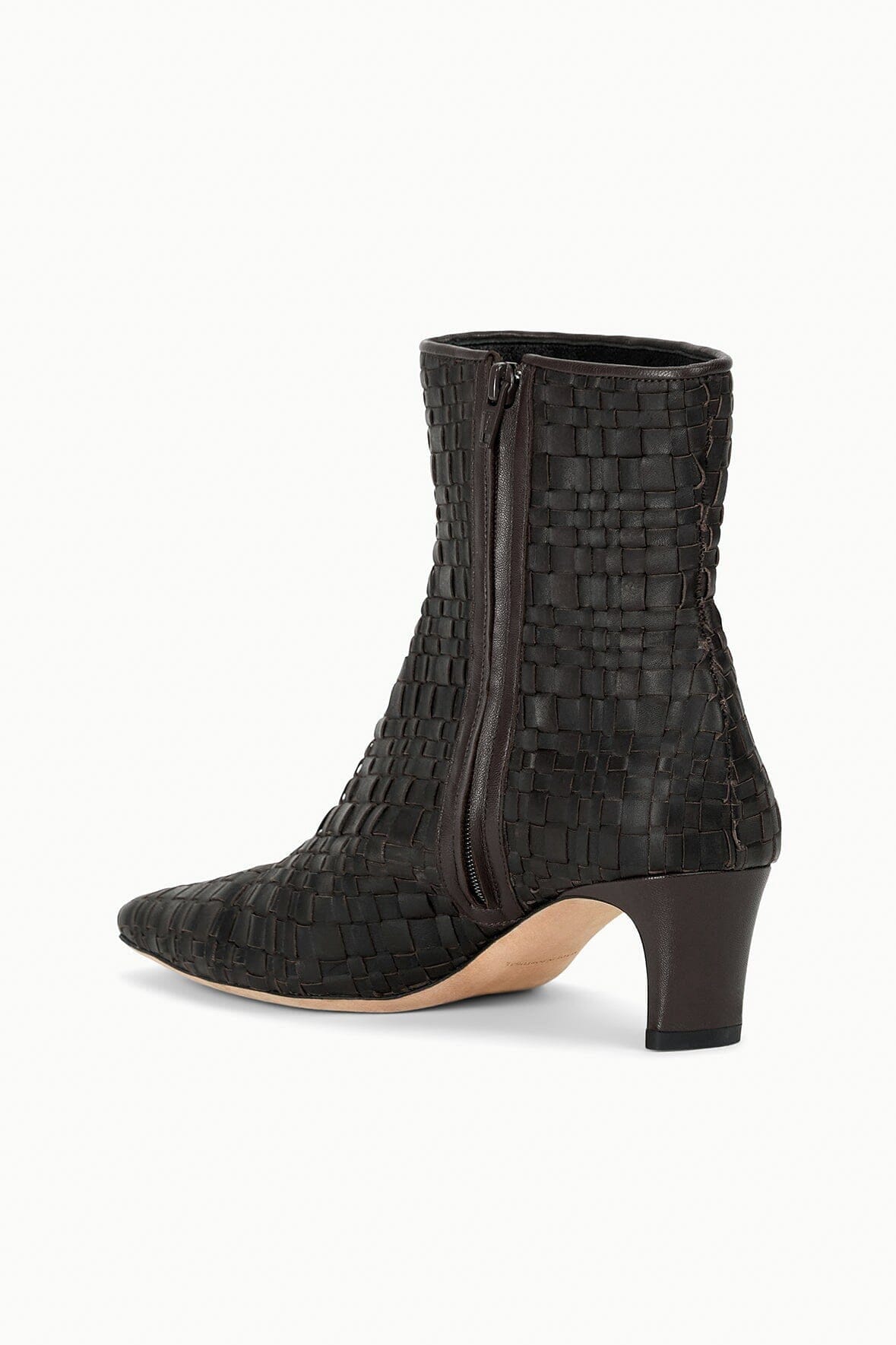 STAUD | Wally Ankle Boot Espresso Woven