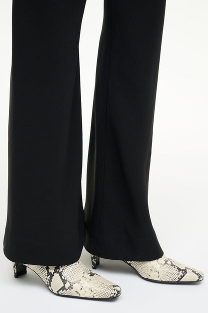 STAUD | Wally Ankle Boot White Snake