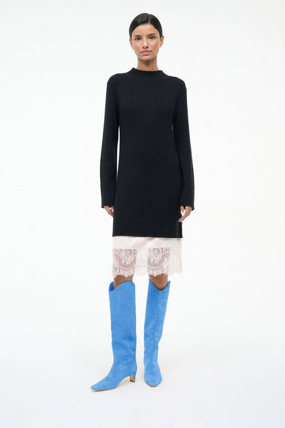 STAUD | Western Wally Boot Blue Suede