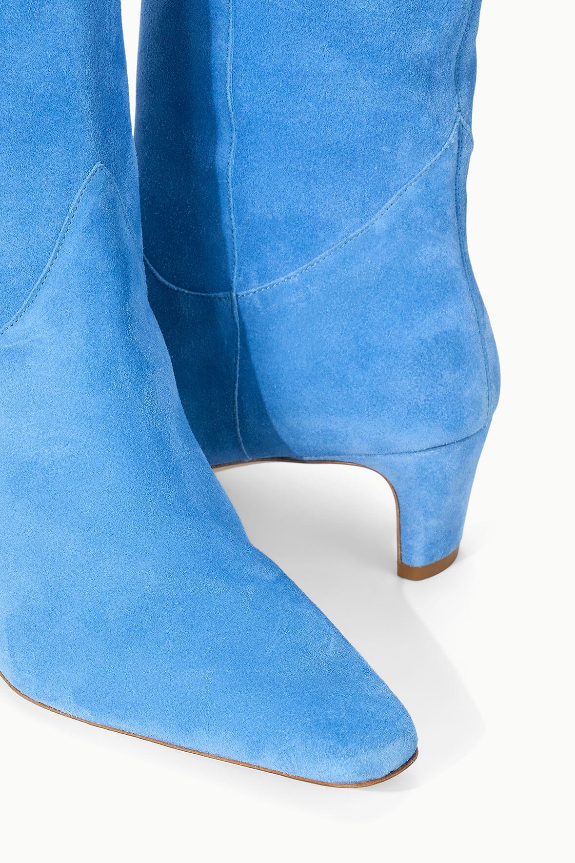 STAUD | Western Wally Boot Blue Suede