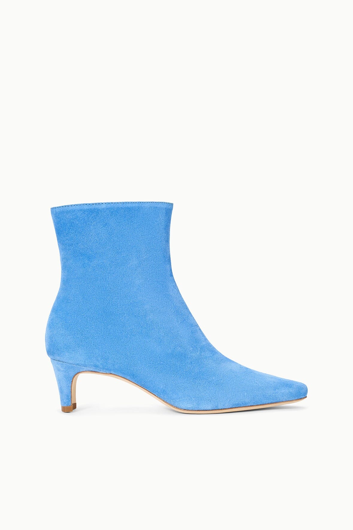 STAUD | Wally Ankle Boot Blue Suede
