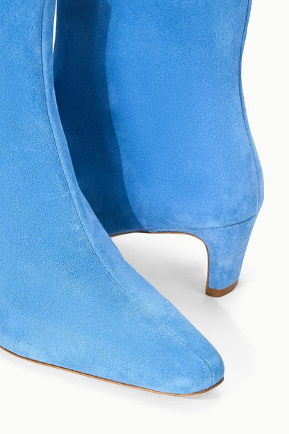 STAUD | Wally Ankle Boot Blue Suede