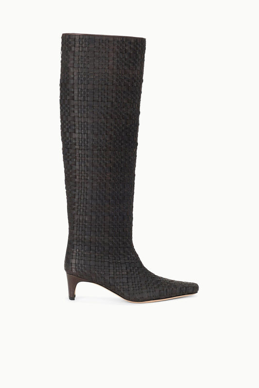 STAUD | Wally Boot Espresso Woven