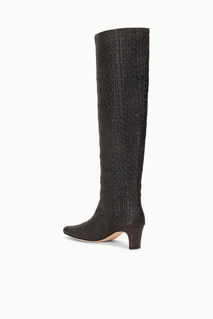 STAUD | Wally Boot Espresso Woven
