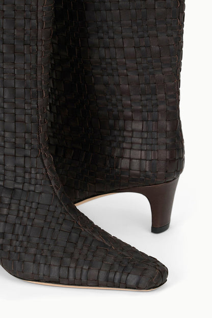 STAUD | Wally Boot Espresso Woven