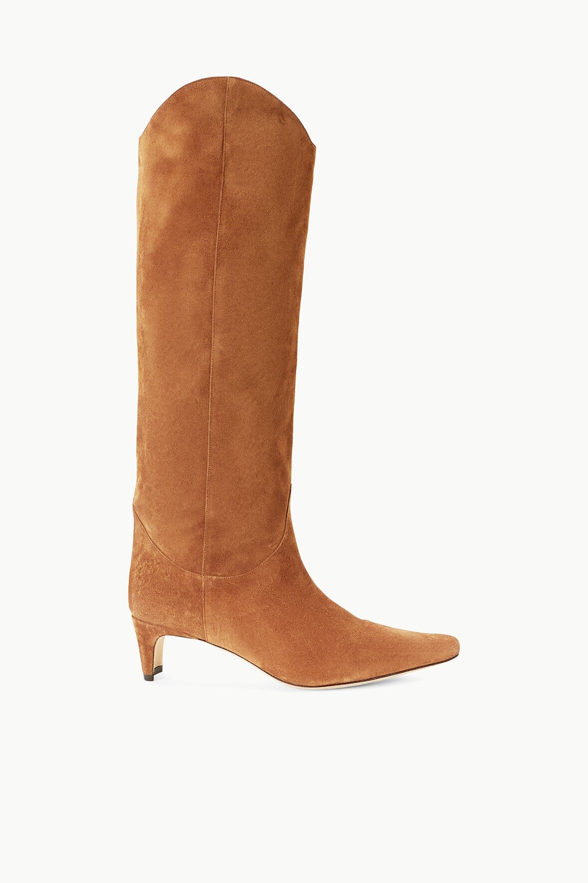 STAUD | Western Wally Boot Tan Suede