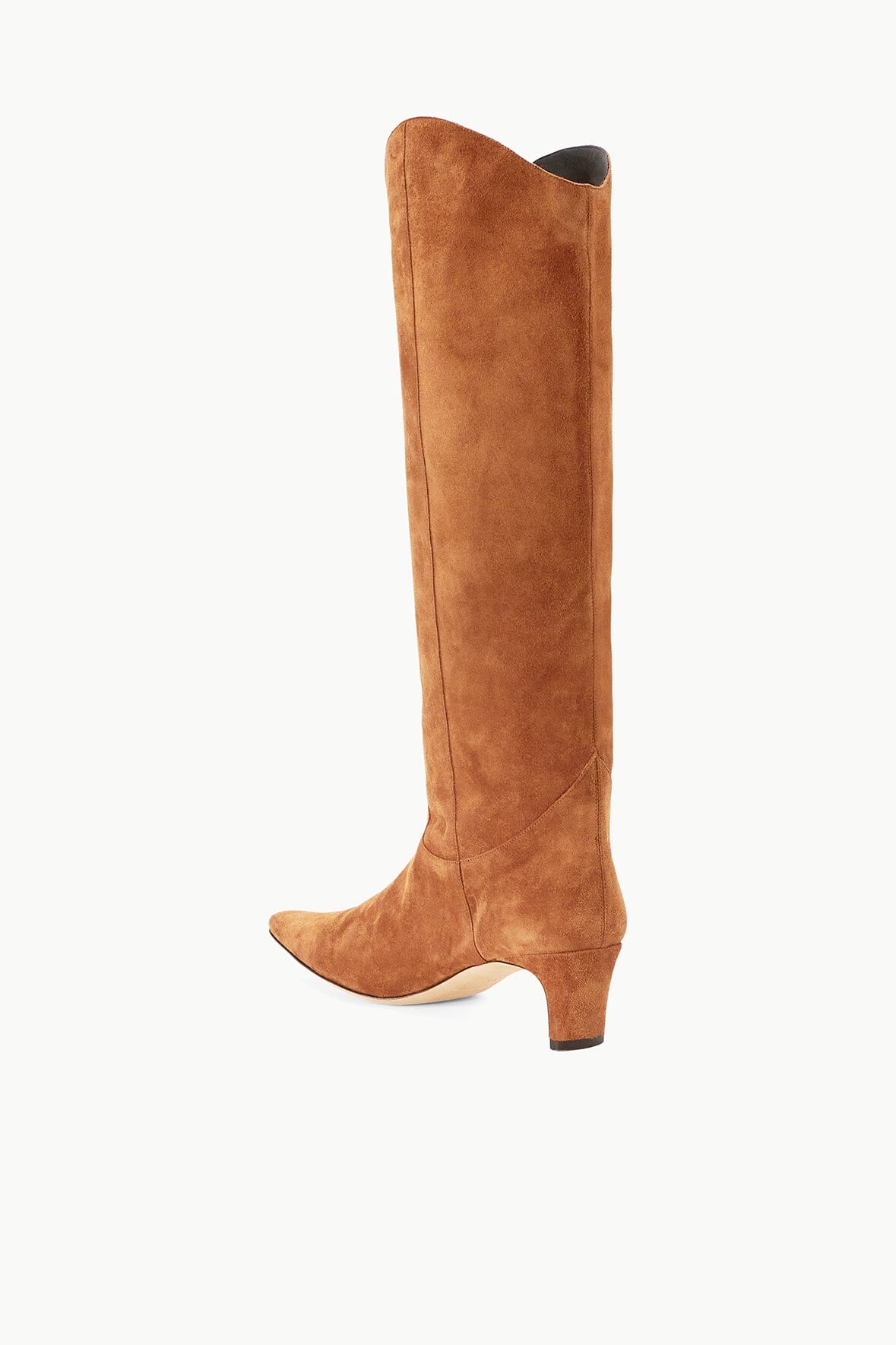STAUD | Western Wally Boot Tan Suede