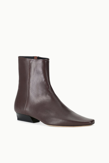 STAUD | Wally Flat Ankle Boot Espresso