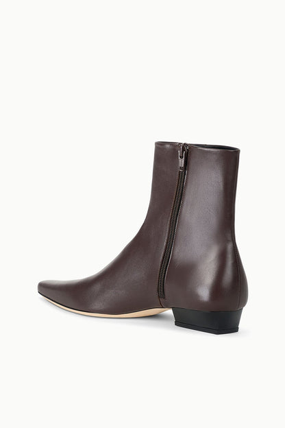 STAUD | Wally Flat Ankle Boot Espresso