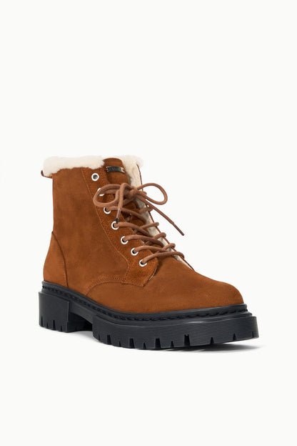 STAUD | Henry Combat Boot Tabac Suede